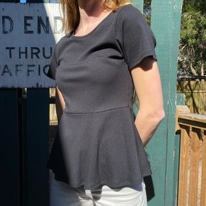 Black Babydoll Style Top